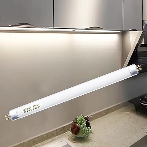 Miniatura 15 de Paquete de 6 bombillas T8F10W BL de repuesto de 10 W, tubo fluorescente de 10 vatios para dispositivo de 20 W, luz negra de 365 nm de 13 pulgadas