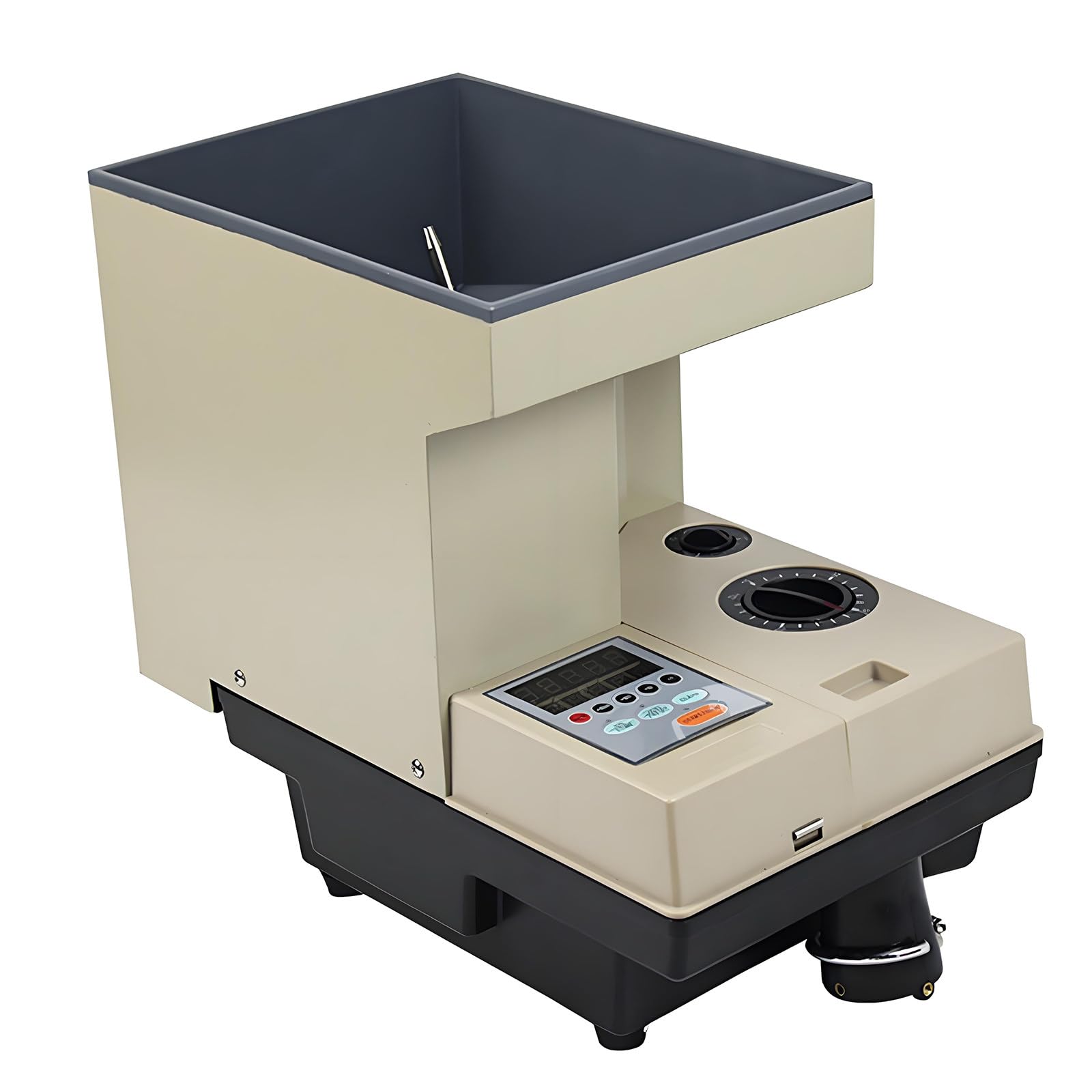 YXYLJOZ Coin Counter Machine,3000 Coins Capacity Electric Coin Sorter with LCD Screen,Coin Diameter 14mm~34mm, for Most Coins