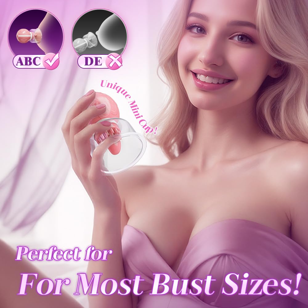 Sex Toys Nipple Toys 4-in-1 Nipple Vibrator Sex Toy Women 10 Powerful Rotation Modes, Adult Toys juguetes sexuales Sex Toys Vibrating Rose Nipple Clamps Adult Sex Toy for Women Couples