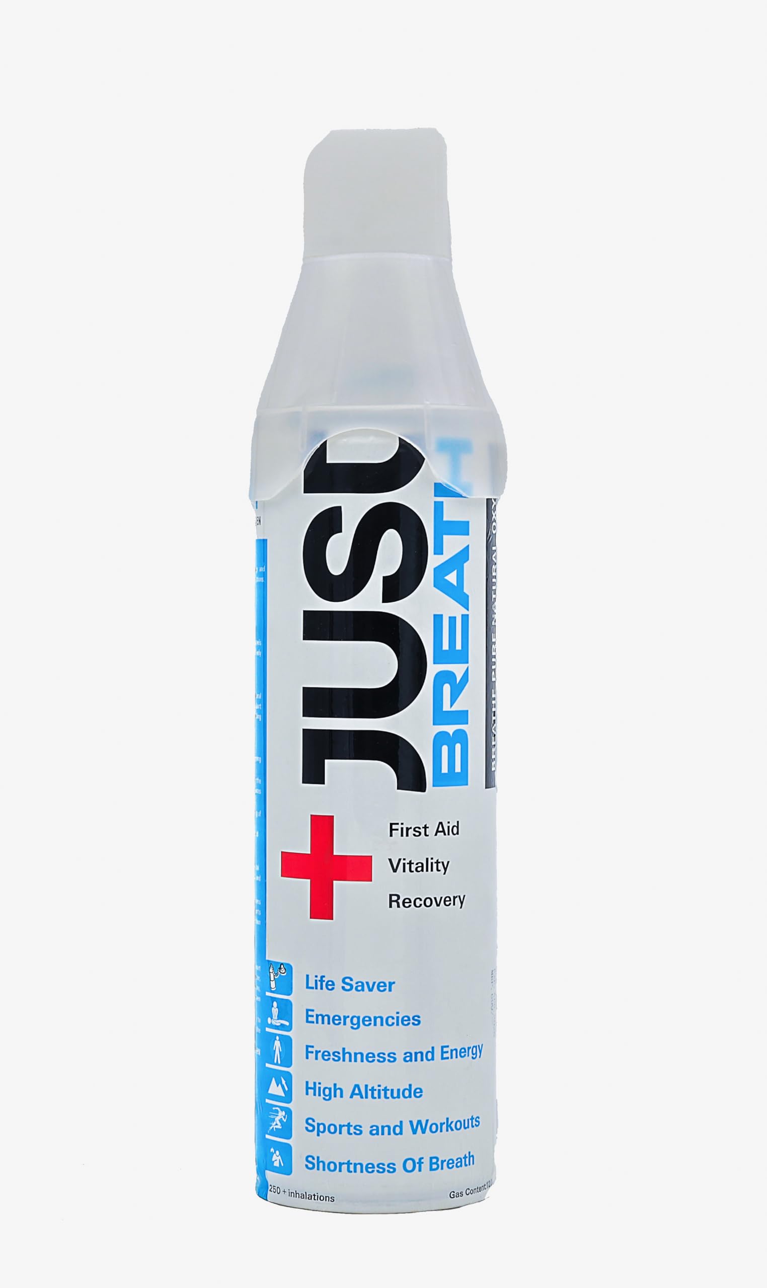 OXY RELIEF Liquid Oxygen Drops/Portable Oxygen Can/Respiratory Support for Health, Recovery, Sports, Outdoor Performance & Altitude/Fresh Pure Natural Canned Oxygen (12 Litre, 250+ Spray, Pack of 1)-image-21
