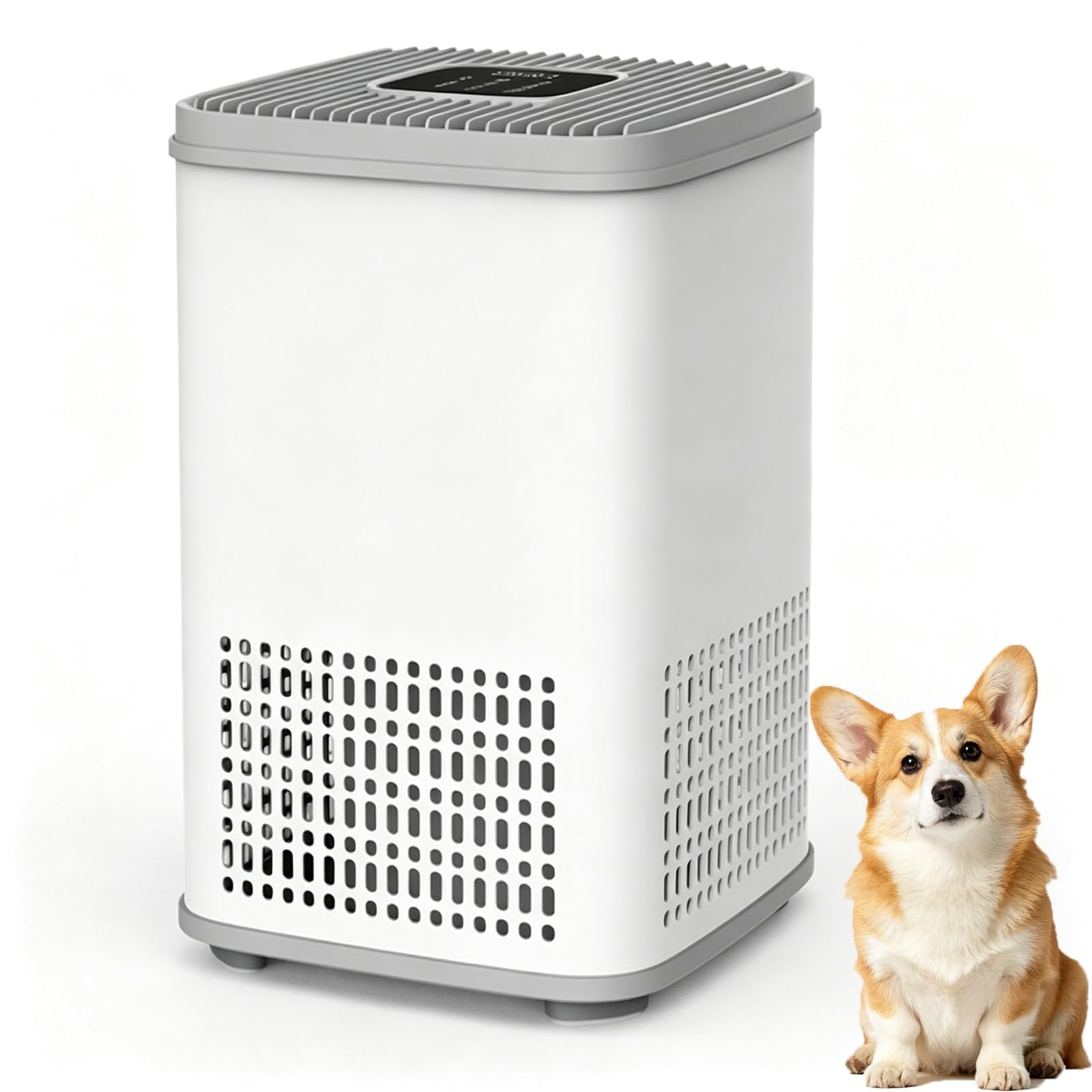Purificador De Aire Para El Hogar Para Mascotas Con Filtración Del 99,97% | Filtro Cilíndrico De Tres Capas, Amplia Área De Purificación Y Módulo De Plasma Integrado, Eliminar Olores, Mascotas(LITE)