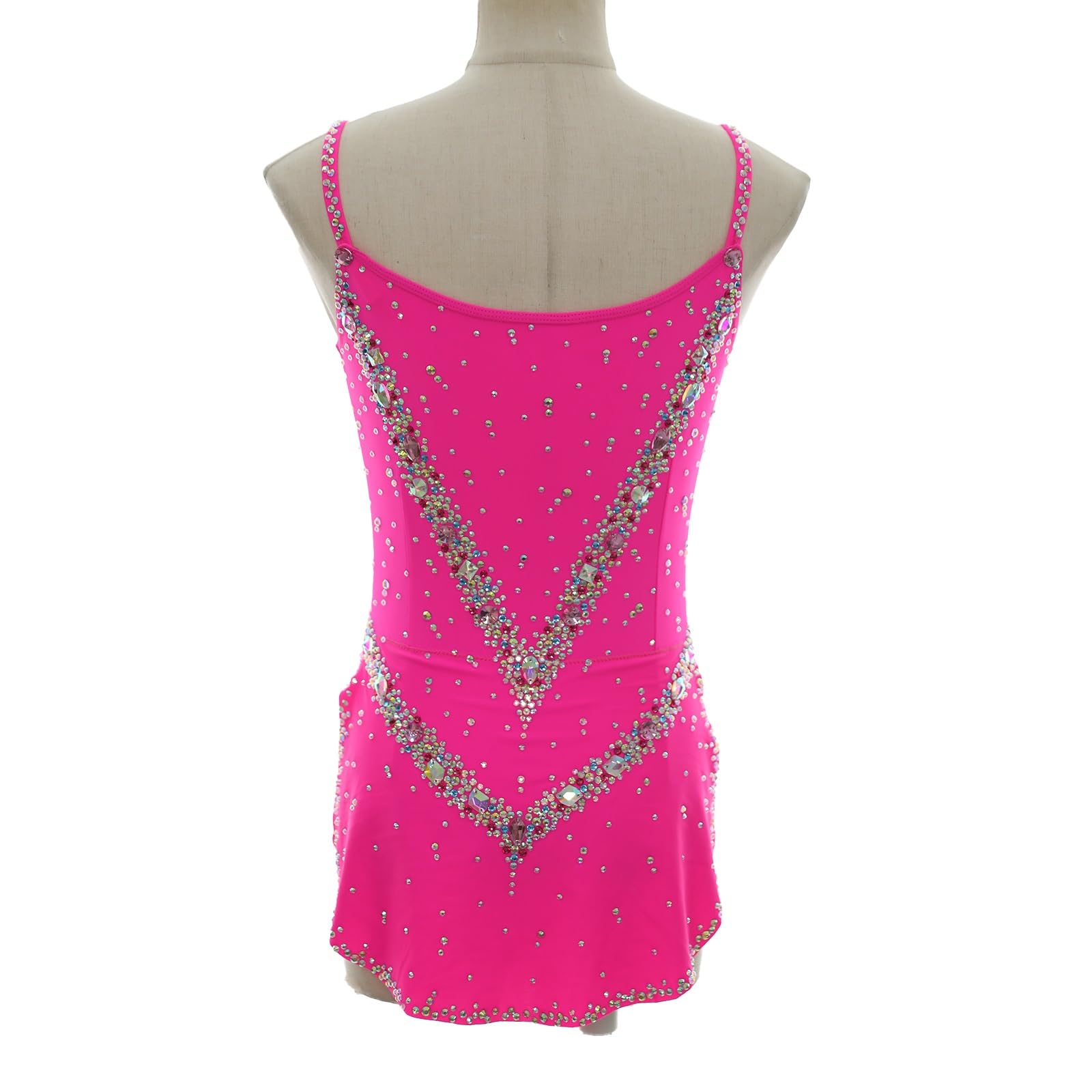 Justaucorps De Gymnastique Rythmique For Filles, Sans Manches, Costume De Compétition Flash Diamond, Costume De Cirque For Enfants