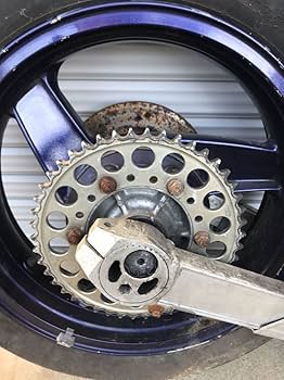 gpz900r 17インチホイール&タイヤ&リアアスクルシャフト リヤ17インチ化で車高を合わせるハイトコントロールスイング