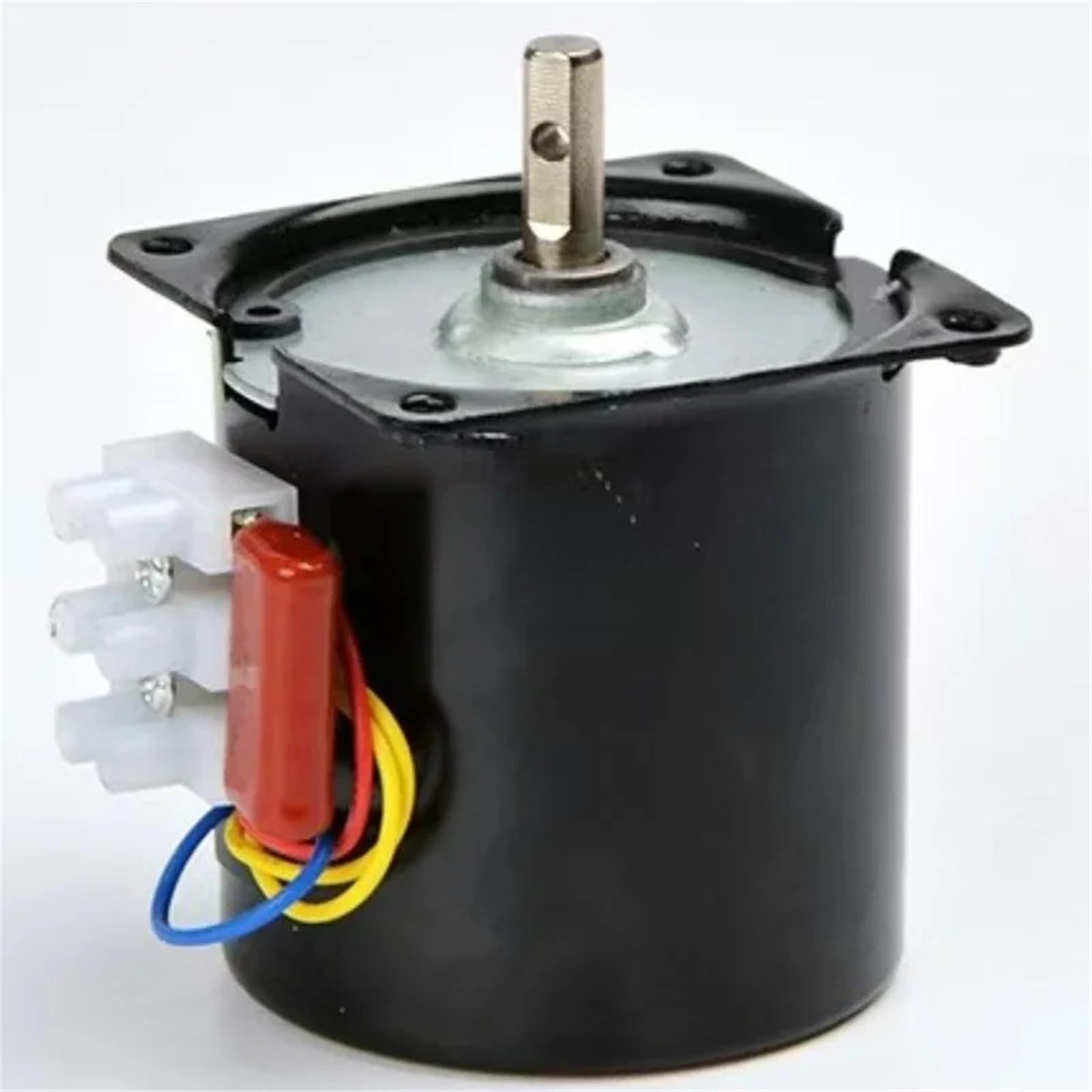 Silnik przekładniowy 60 KTYZ 50 Hz z magnesem stałym silnik przekładniowy synchroniczny niska prędkość 2,5 obr./min - 110 obr./min 220 V AC 14 W 7 mm wał środkowy 1 szt. (60 obr./min)