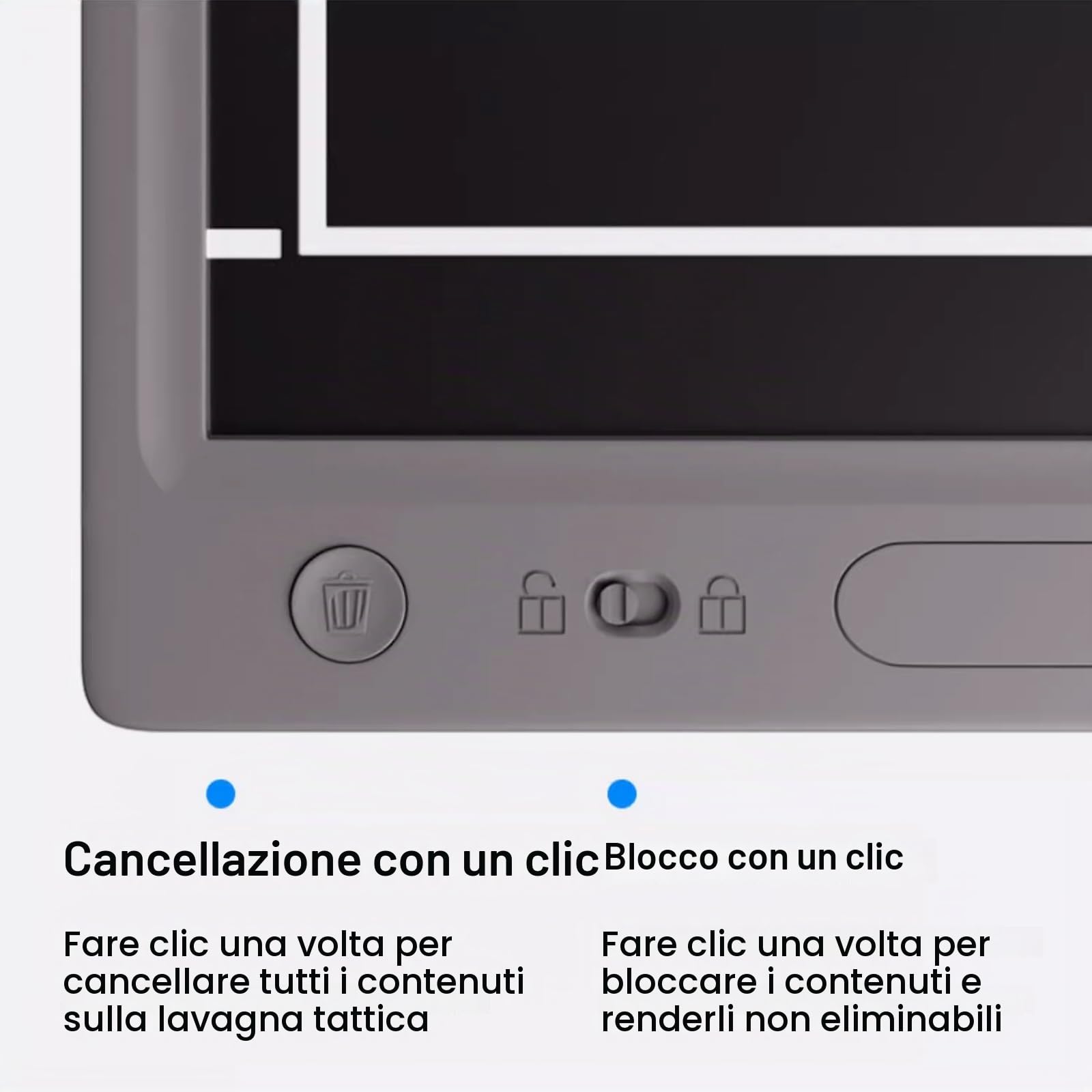 15 Pollici Lavagna Elettronica per Allenatori, Elettronica Lavagna Tattica per Allenatore di Pallavolo, Portablocco per Istruttore, Lavagnetta Strategie