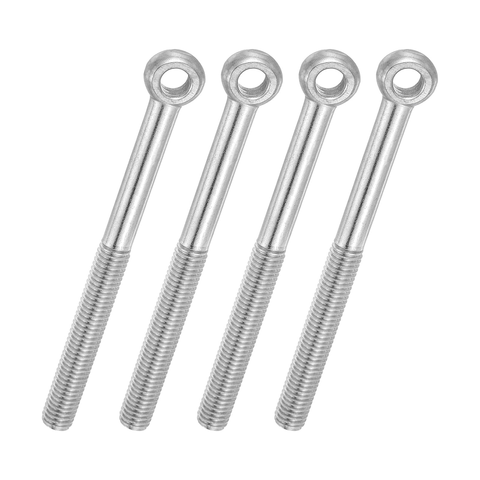 PATIKIL 4 Pcs M10x110mm Shoulder Swing Lifting Eye Bolt