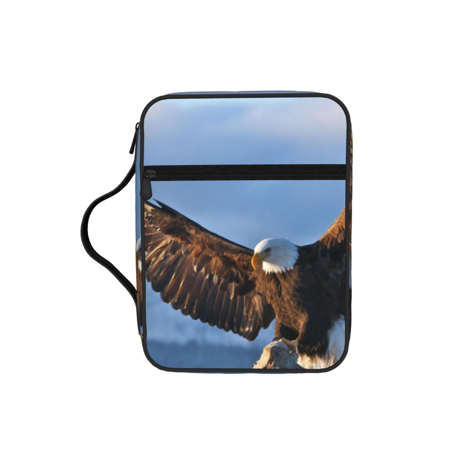 Eagle Bible Cover Case Waterproof Bible Bag With Handle Organizer Storage Book Cover For Bible Study