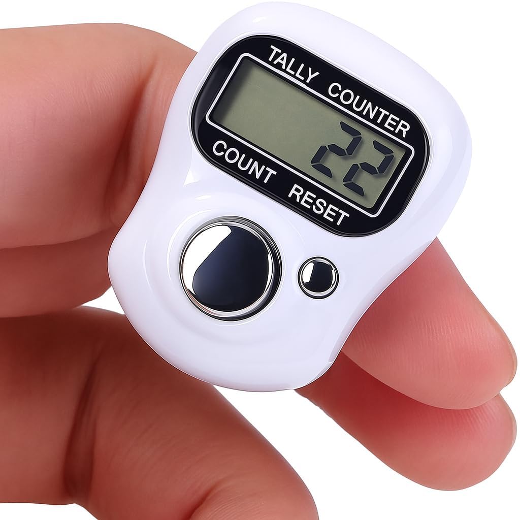Storn Multiuse Finger Counter 1 Pcs – Portable Digital Electronic Hand and Finger Tally Counter, Adjustable Mini Counting Machine for Prayer, Sports, Inventory, and Events-image-23