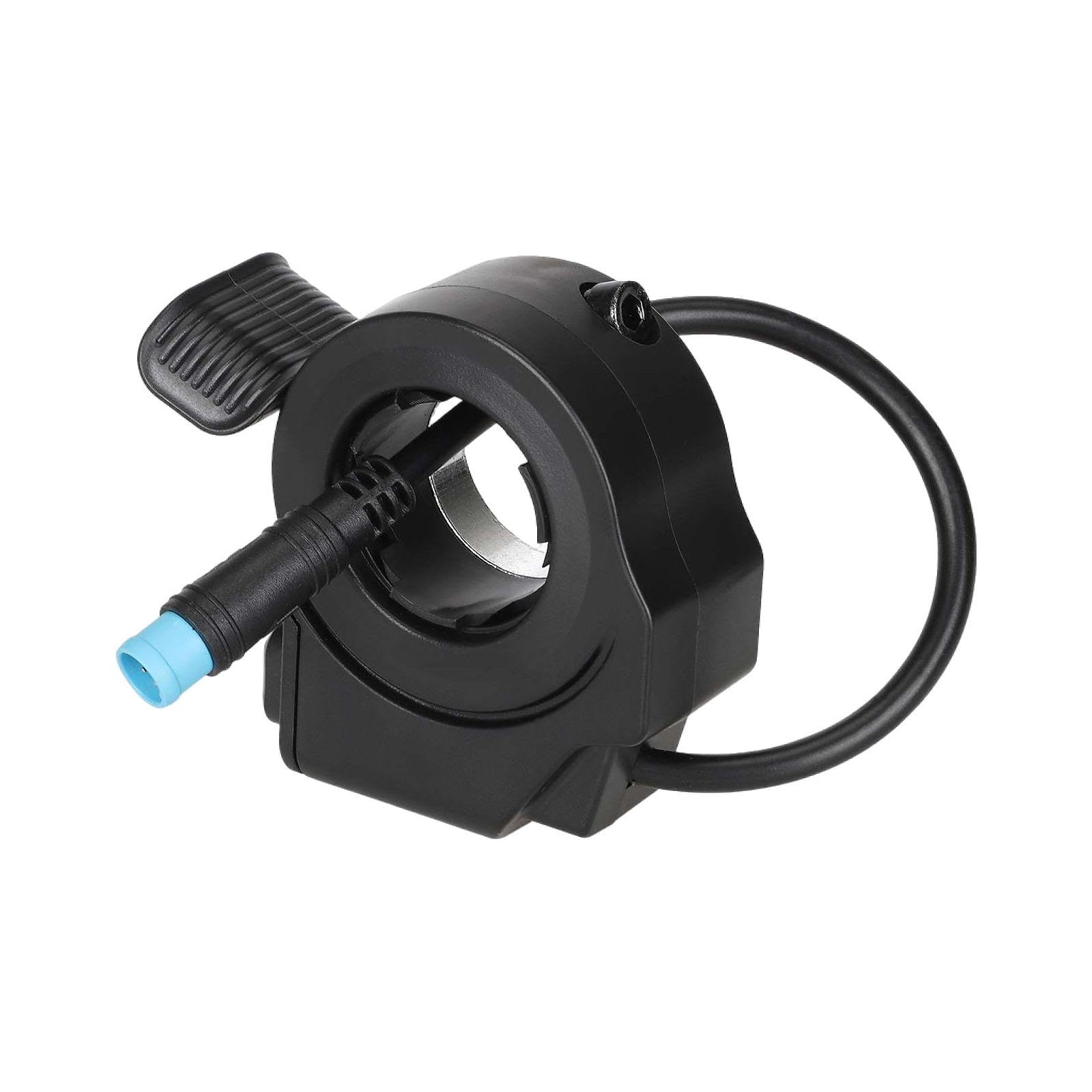 Homyl Accélérateur de Scooter électrique, Poignée d'accélérateur à Pouce, 4 Broches, Robuste et Verrouillable, Remplacement pour Scooters de Vélo Electrique pour Gachette Trottinette Electrique