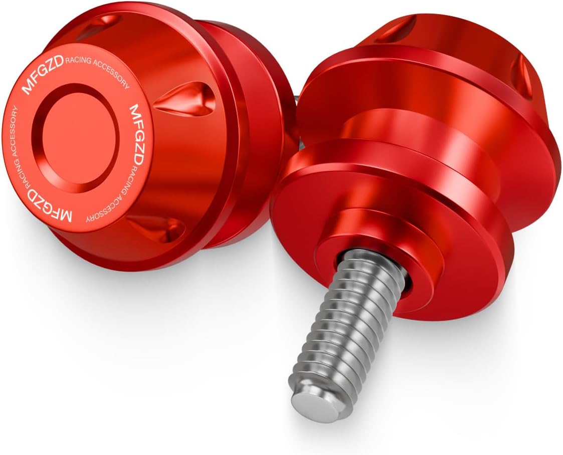 MFGZD CNC 8MM Motorcycle Swing Arm Spools Slider For Ninja650 Ninja500 ZX6R ZX10R Z650 Z900 S1000RR CBR650R CBR600RR CBR1000RR GSX8R GSXS950 GSXR600 GSXR750 GSXR1000 GSXS750