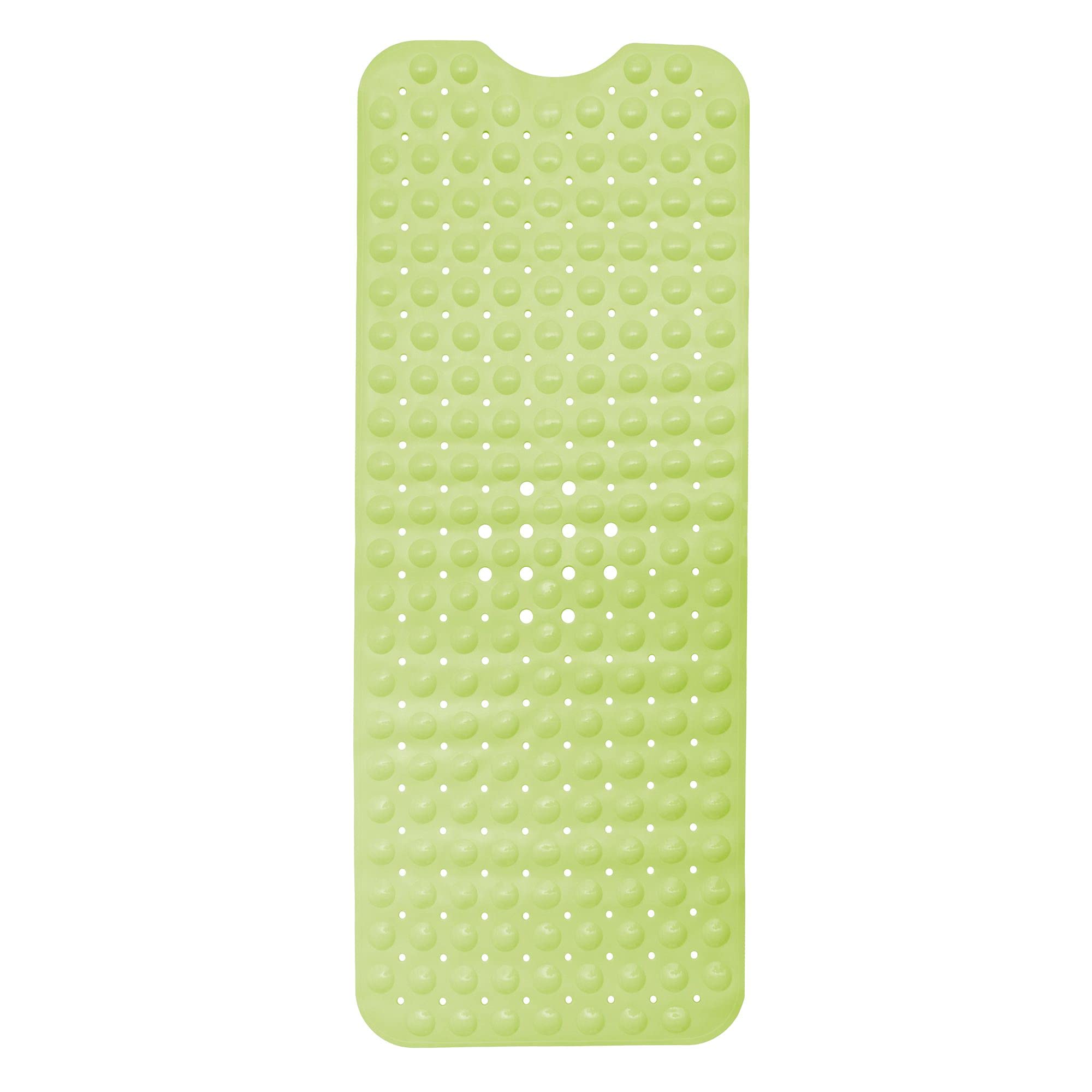 ENKOSI Bath Mat - Large Non Slip Bathtub & Shower Mat - Extra Long 40 x 16 Inch Bathroom Mats for Tub Nonslip Anti Slip Bathmats (40x16 Green)