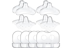 LIFE SO EASY 8 Pieces Contact Nipple Protector for Women Inverted Flat...