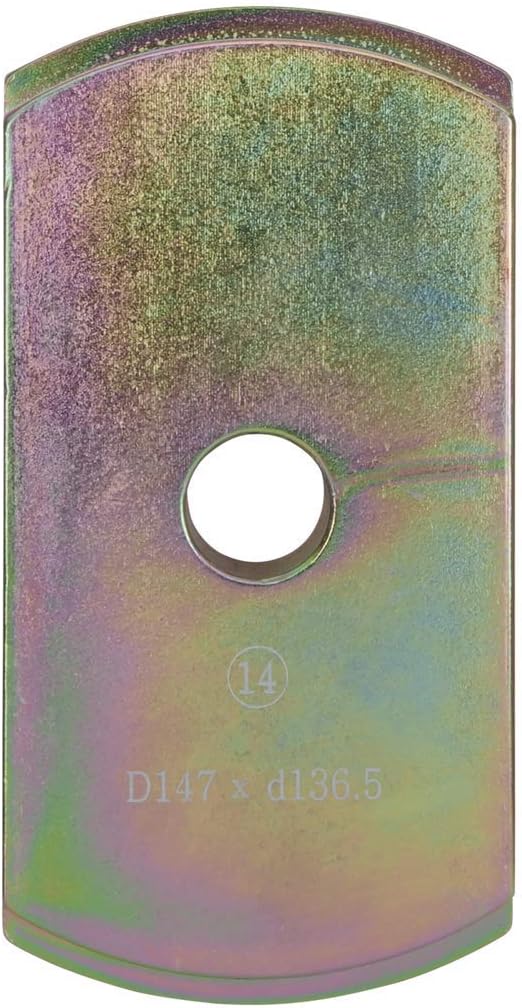 KS Tools 460.0839 Adapter Plate, Inner Diameter: 5.4 inches (136 mm), Outer Diameter: 5.8 inches (147 mm)