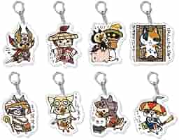 モンスターハンター　アイルーダルマ開運ストラップ　シークレット　希少品 Amazon.co.jp: モンハン キーホルダー アイルー 猫柄 6枚セット