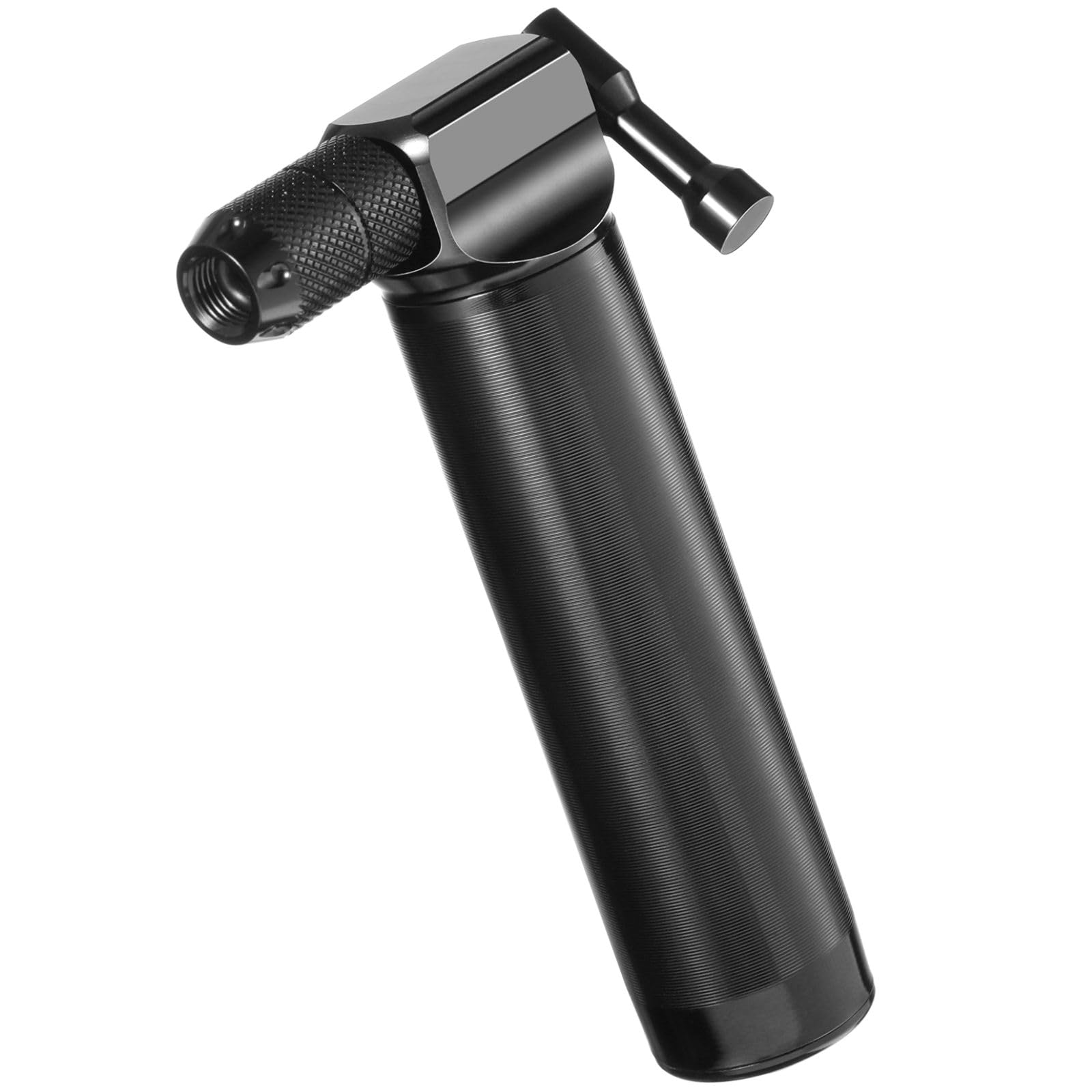 CO2 Fahrradreifen-Inflator, Mini-CO2-Fahrradpumpe für Schrader-Ventile, kompakt und leicht, füllt in Sekunden, passend für 12 g, 16 g, 20 g, 25 g CO2-Kartuschen, ohne Kartuschen