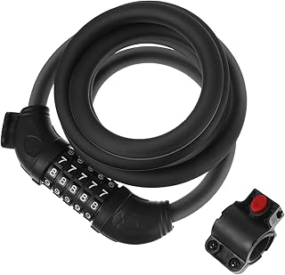 Toddmomy Bicycle Lock Bike Lock Bikes Bikes Motorcycle Bike Resettable Mountain Bike Chain Lock Resettable Bike Lock Bicycle Cable Lock Bike Accessories Cable Clock for Bike Cable Lock Bike