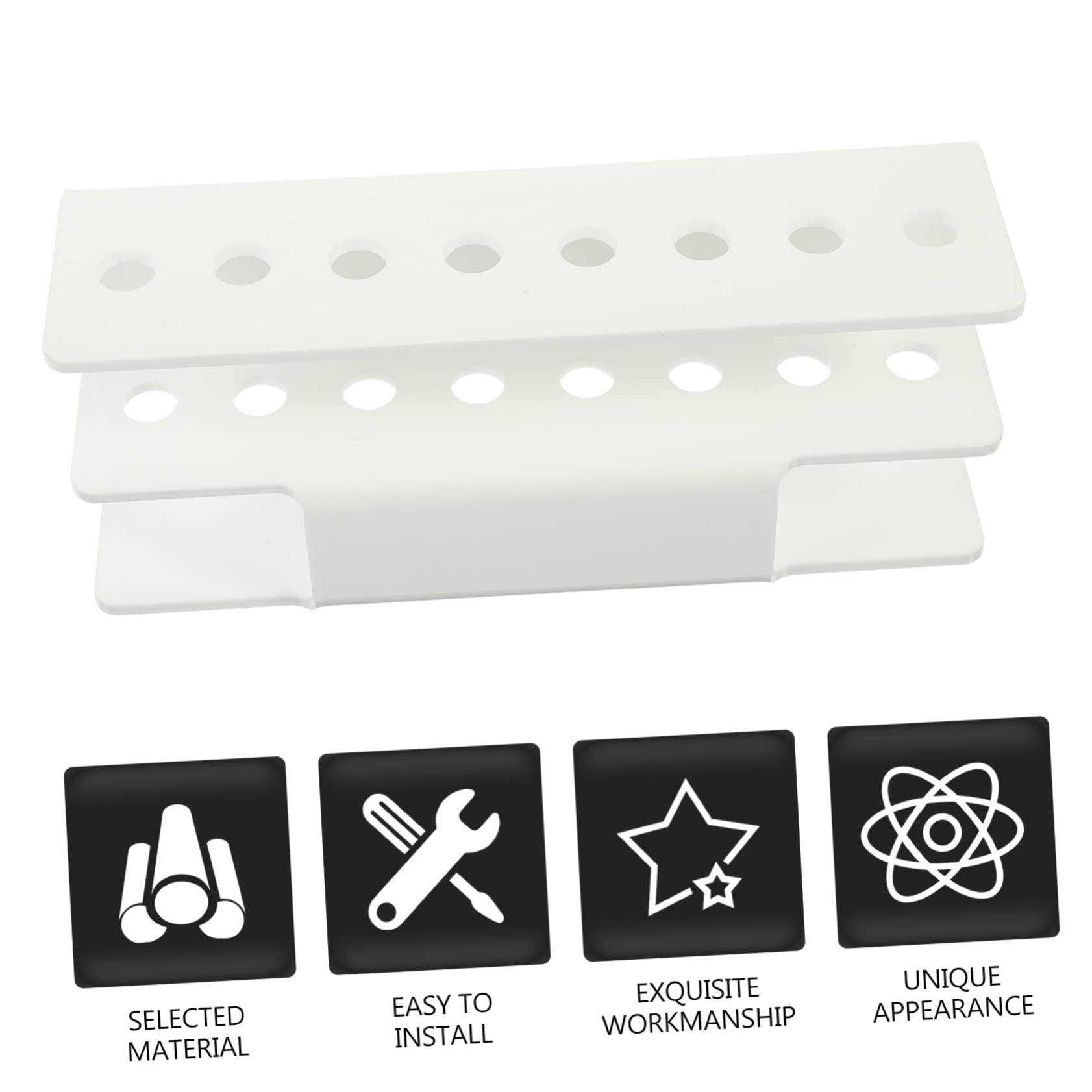 BESPORTBLE 2sets Dart Holder Wall Mount Portable Storage Rack for Indoor Use Durable Organizer Sized Slots to Securely Store and Accessories Easy to Clean and Reusable