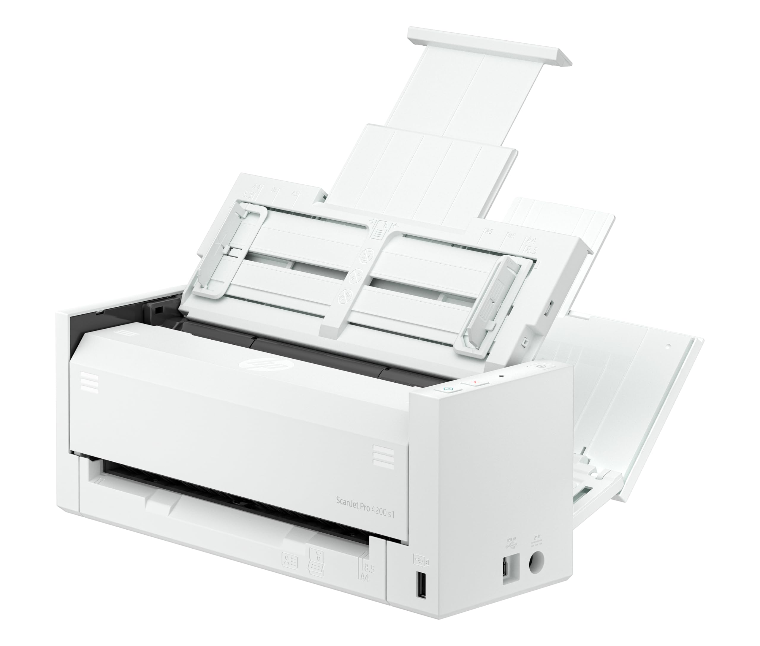 HP ScanJet Pro 4200 s1, escáner, ADF de hasta 50 Hojas, USB 3.0, hasta 4.500 páginas diarias, flujos de Trabajo automatizados