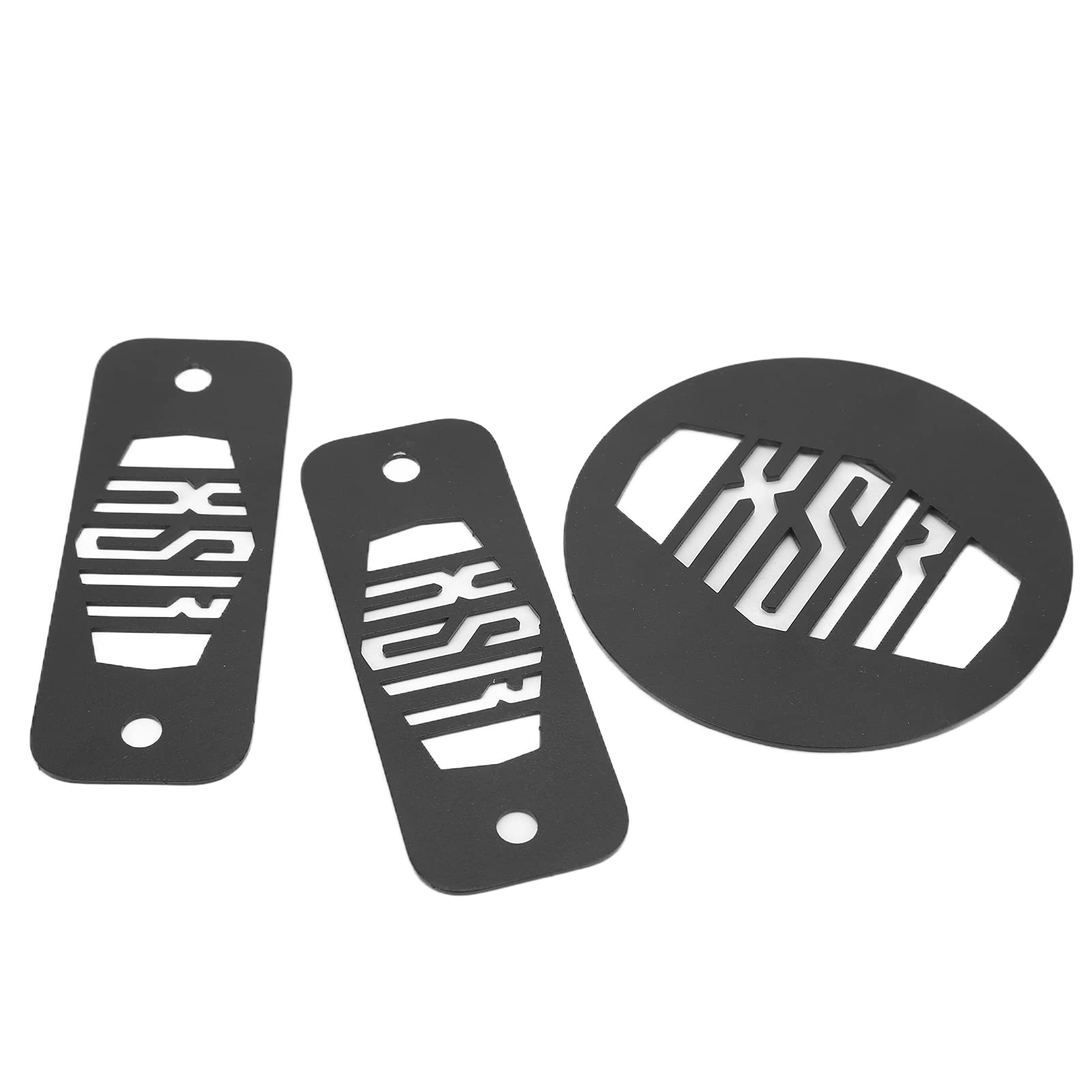 Akozon Coperchio Frizione Superiore, 3 Pezzi Coperchio Frizione Moto Superiore In Acciaio Inox Verniciato A Polvere Di Ricambio per XSR900 XSR 900 2016-2021(Nero)