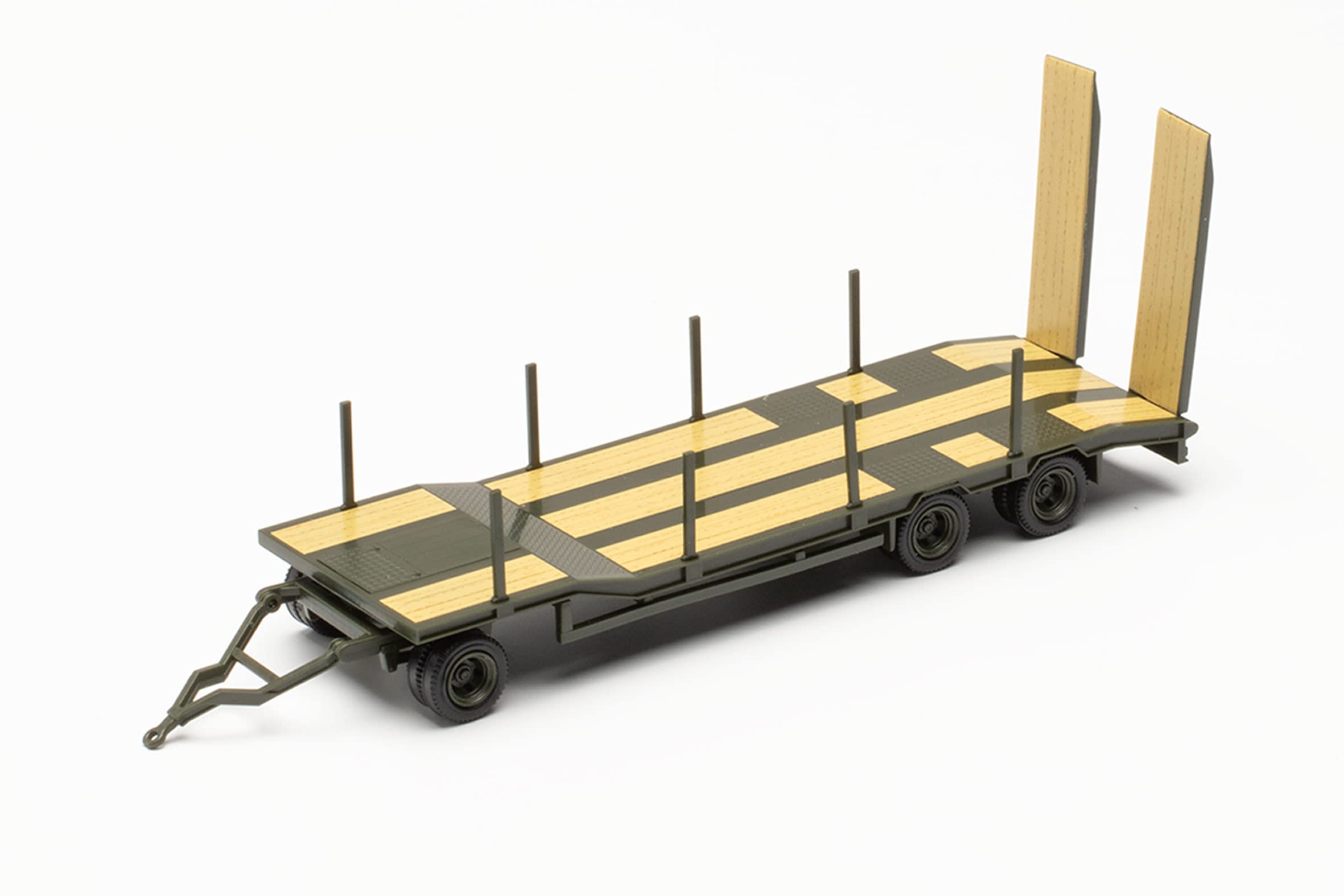 herpa truck model accessories, Goldhofer TU3 Low-bed trailer, 1 pc., true to its original scale of 1:87 - Image 3