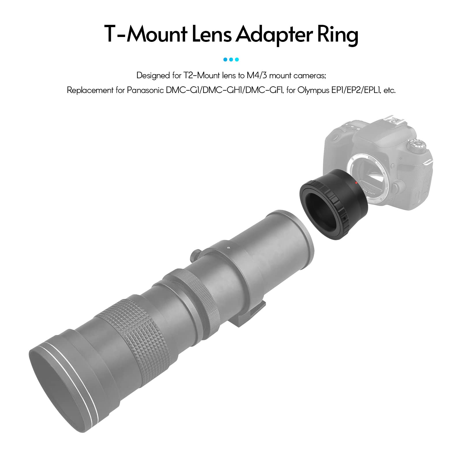 Amazon | Xtahdge T2-M4/3 メタルレンズマウントアダプター Amazon | Xtahdge T2-M4/3 メタルレンズマウントアダプター