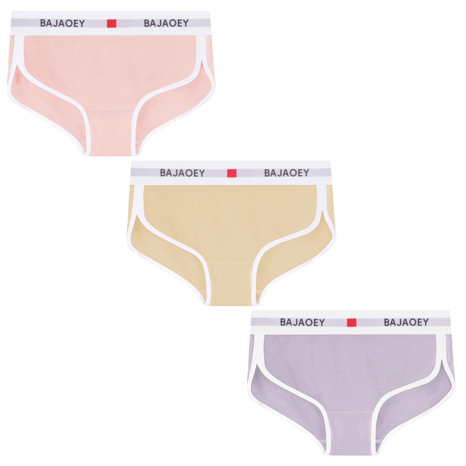 PHOLEEY Slip Unterhosen Damen Unterwäsche Feuchtigkeitsableitende Baumwolle Atmungsaktives Bikini Höschen für Frauen Weiche Bequeme Slips 3er-Pack