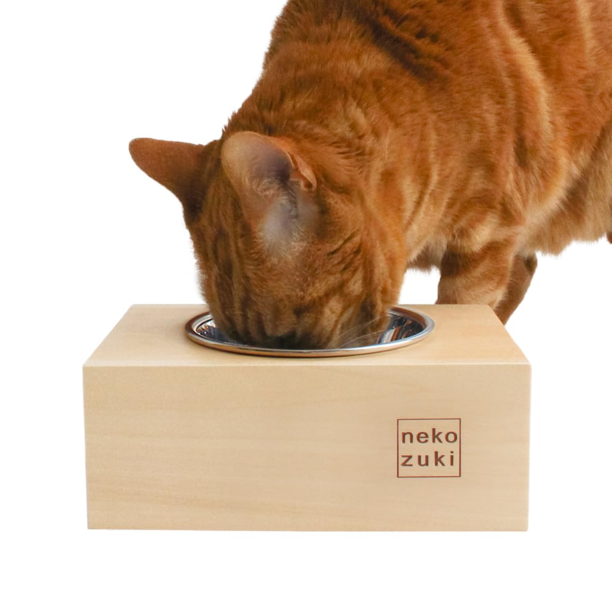 Amazon | nekozuki 猫 食器台 日本製 ステンレス食器付 まんま台 Amazon | nekozuki 猫 食器台 日本製 ステンレス食器付 まんま台