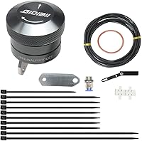 Vista 8 de Lubricador de Cadena Universal para Motocicleta, Engrasador Automático con Control Manual, Parte de Aceite para Moto (Negro)