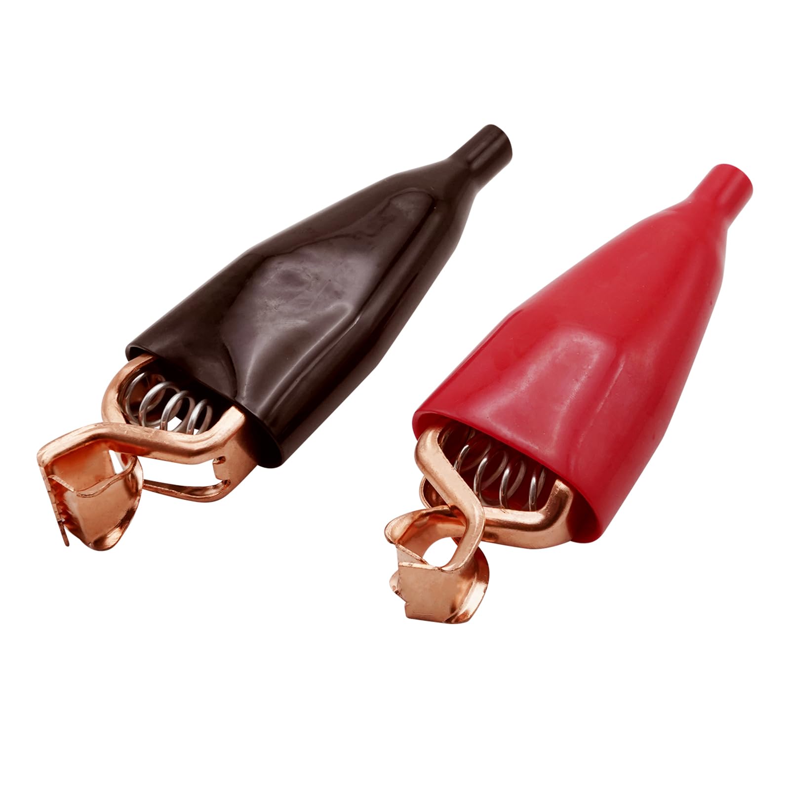 Confezione da 2 clip per batteria in rame resistente con isolante a clip (100 A)