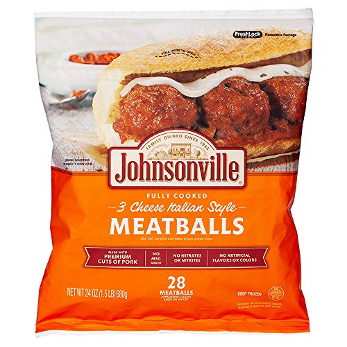 Johnsonville 3 Cheese Italian Style Meatballs 680g - Frozen