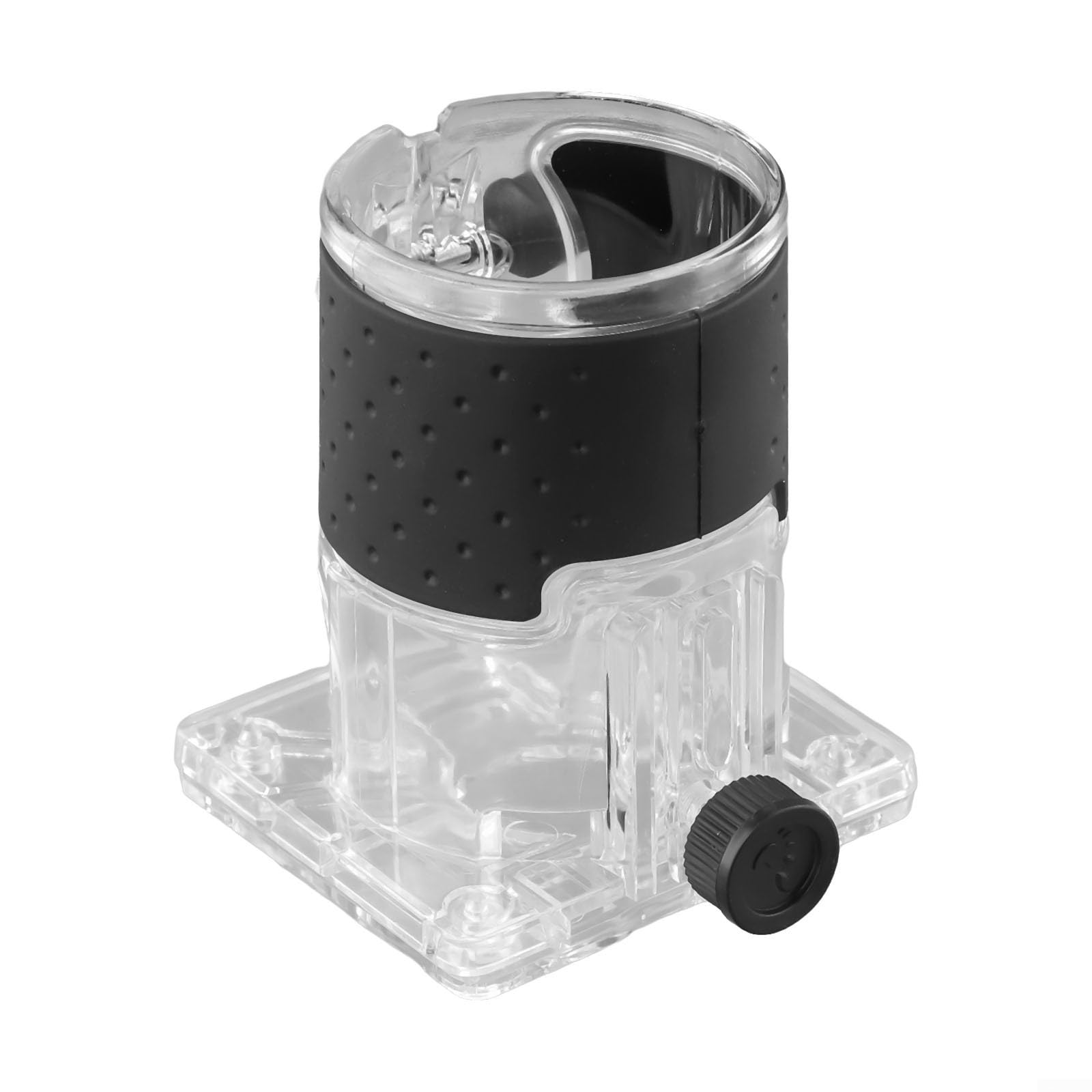 Base di legno per fresatrice con base di protezione per fresatrice a tuffo trasparente per lavorazione del legno