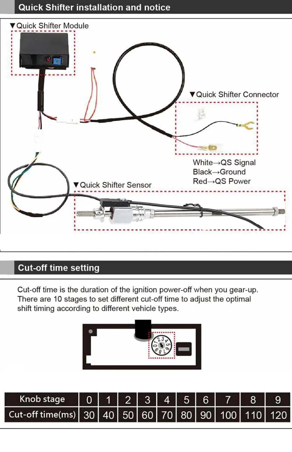 Sistema di cambio rapido per motocicletta QuickShifter Cambio rapido elettrico One Way compatibile con Kawasaki Z900 Z 900 2017 2018 2019 2020 2021 2022 2023 2024 Z650 Z800 Ninja Z1000