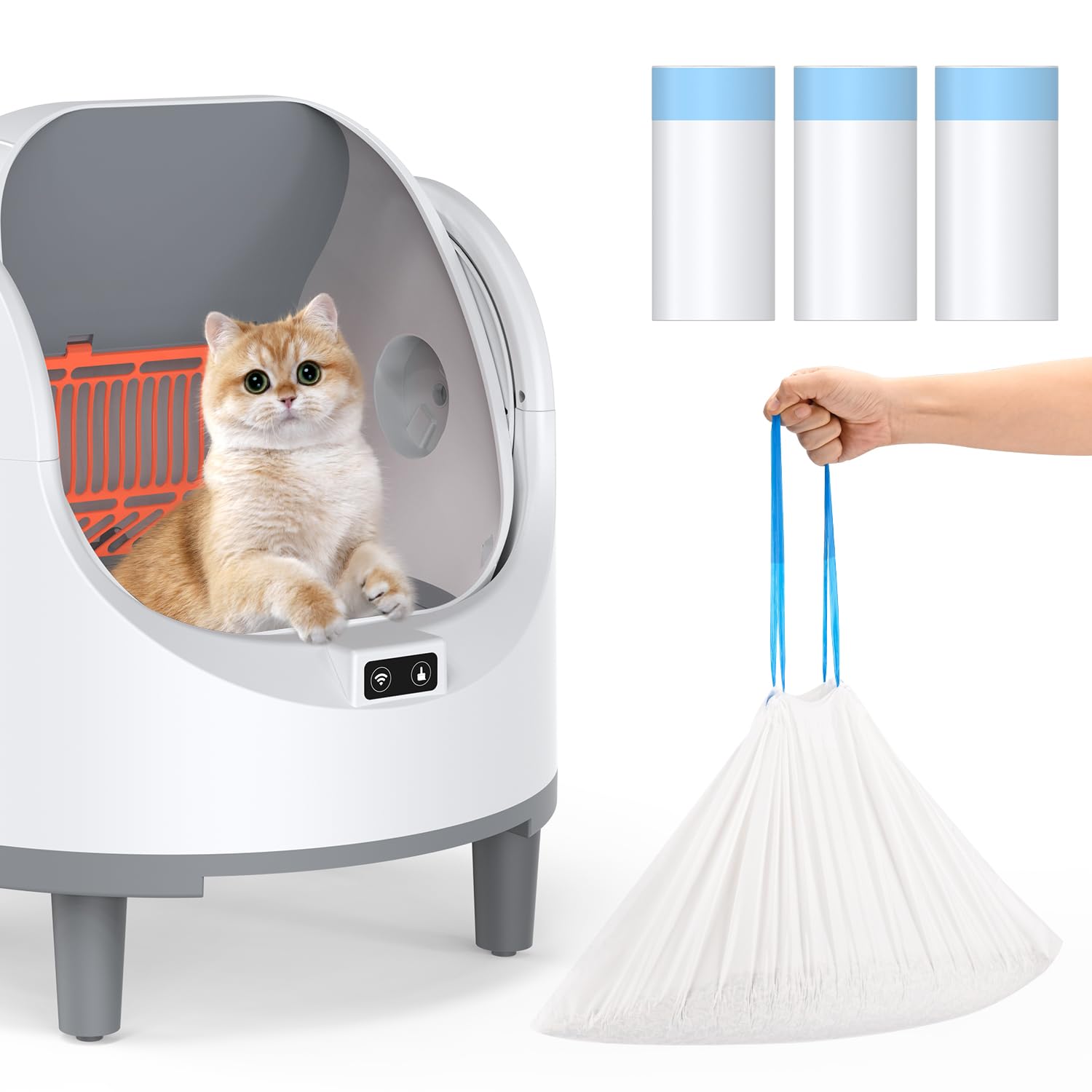 Sacs pour litière automatique pour un intérieur sain sans odeur de chat