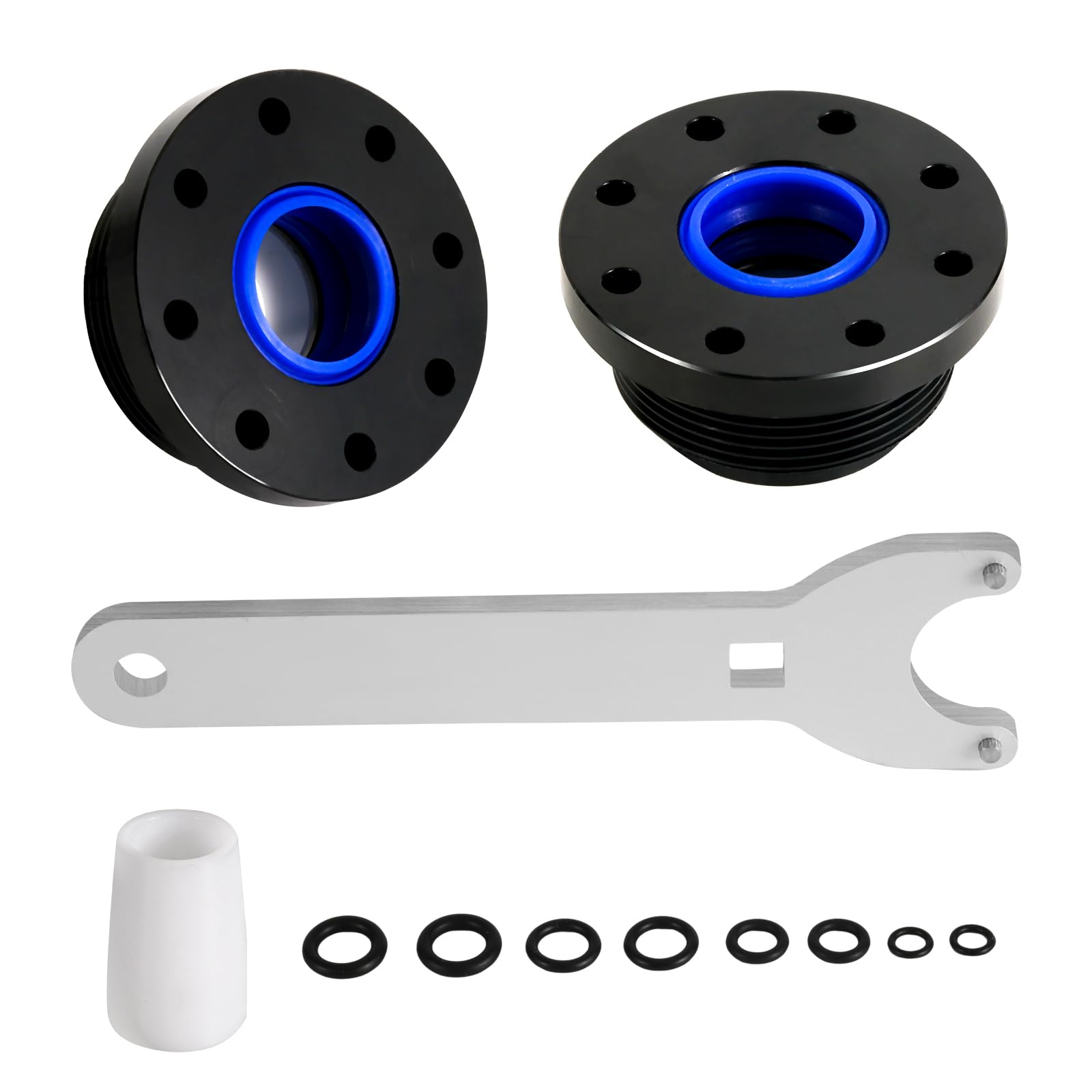2pcs Seastar Hydraulic Steering Kits, SeaStar Hydraulic Steering Seal Kit with Pin Wrench Steering Cylinder Seal Kit for HC5345