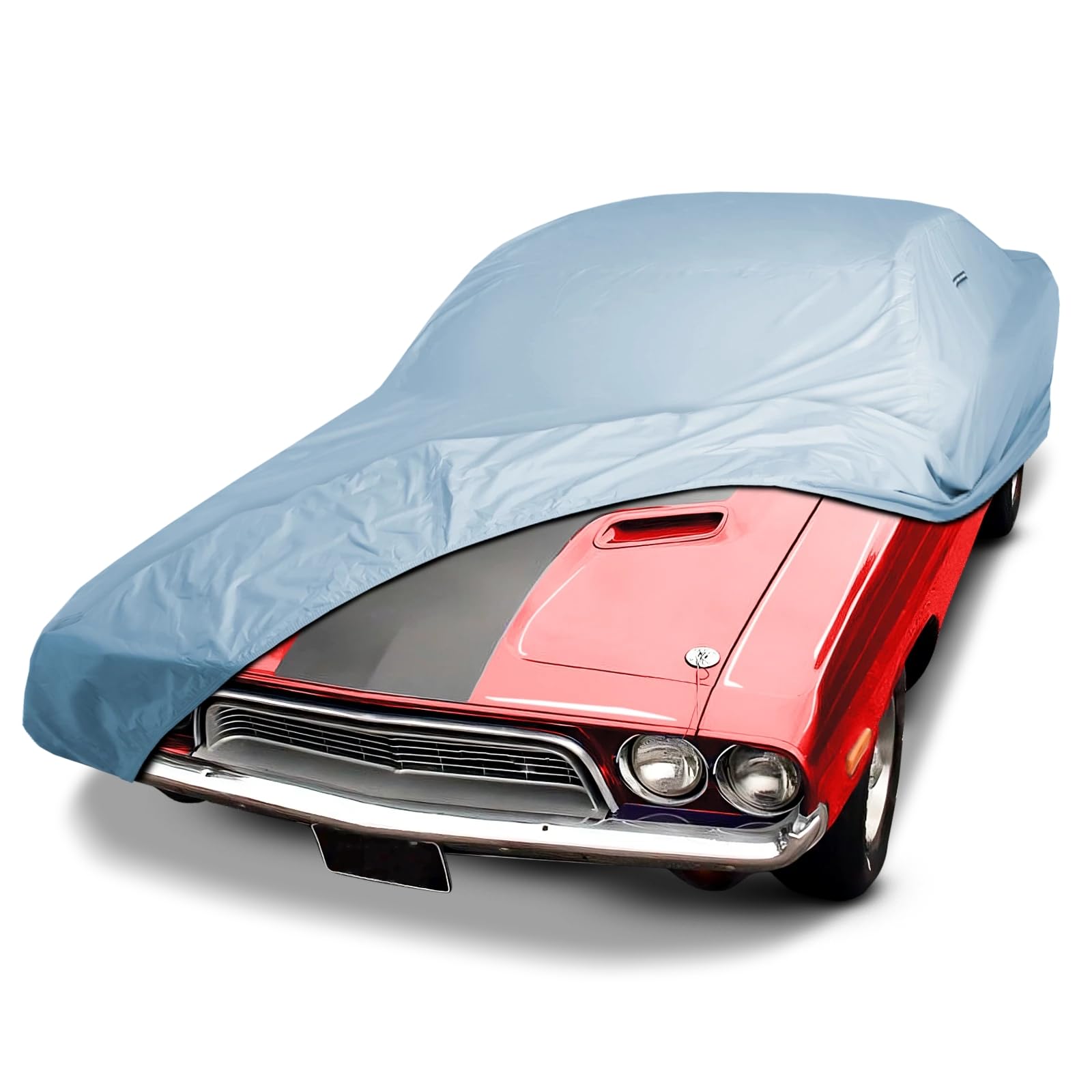 iCarCover Car Cover Waterproof All Weather for 1970-1972 Dodge Challenger