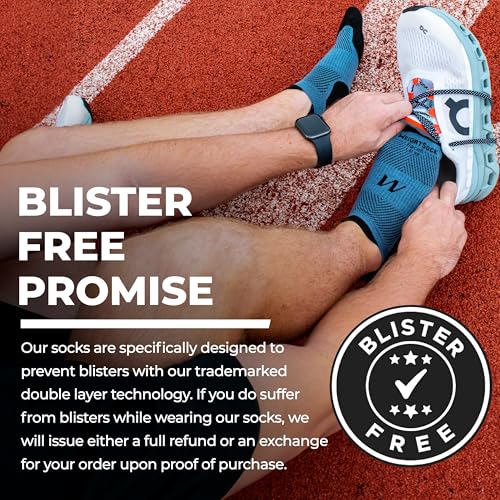 Wrightsock Running II Tab Running Socks for Men and Women – Cushioned, Eco-Friendly Anti Blister Socks - American Made4