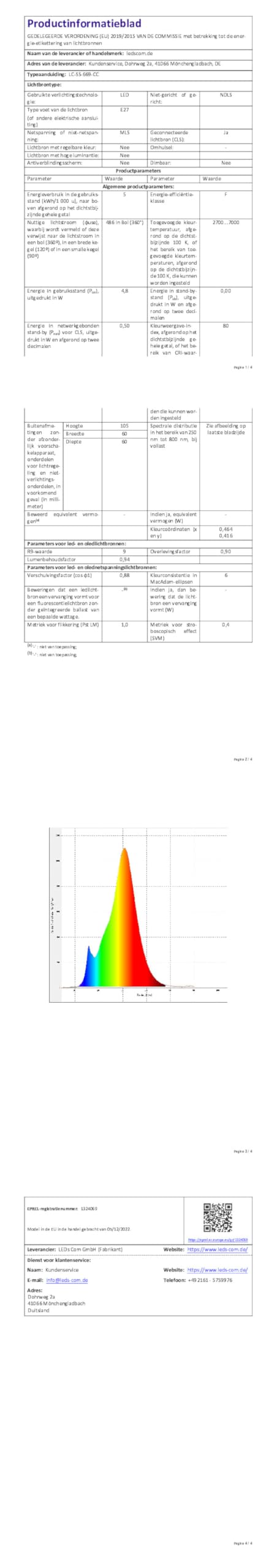 ledscom.de 2x Porzellan Decken-Einbauleuchte TELA schwarz, inkl. E27 LED Lampe 486lm, Smart Home, warmweiß - kaltweiß