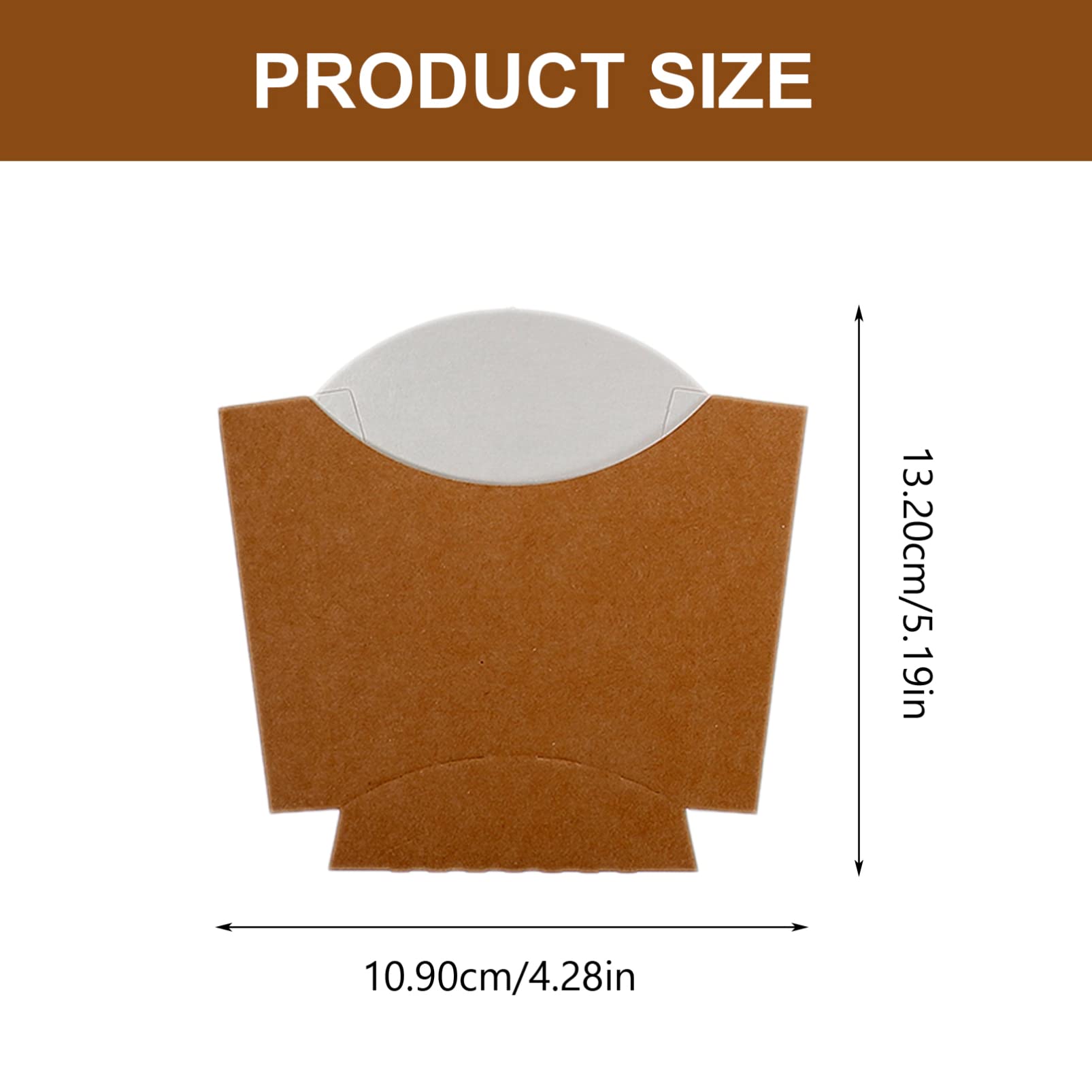 Produktbild von Cabilock 30er Snackbox Aus Kraftpapier – 520 Ml, Für Pommes, Popcorn, Nachos Und Süßigkeiten, Einweg