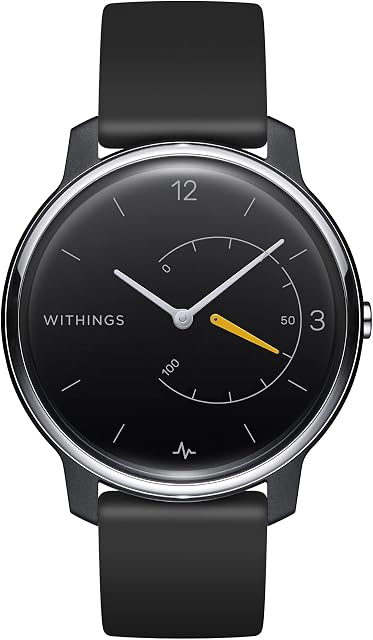 Withings Move ECG - Activity and Sleep Tracker with ECG Monitor, Connected GPS, Water resistant