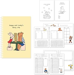 Sponsored Ad - Monolike Happy and Lucky 4 Month Study Planner, Jenga - Academic Planner, Weekly & Monthly Planner, Study plan