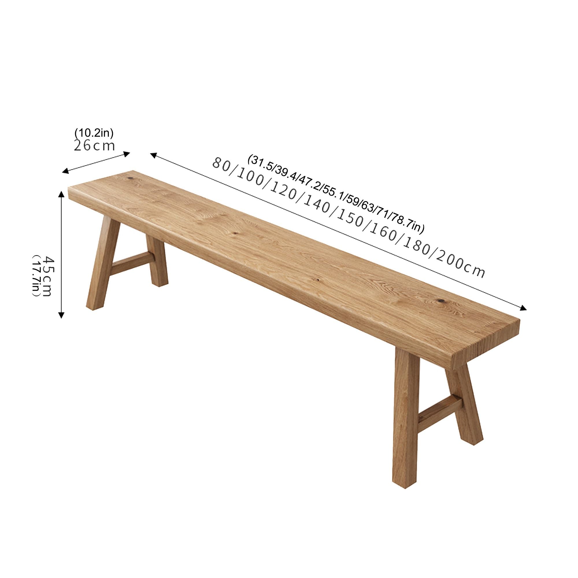 Banc de Salle à Manger en Bois intérieur,Banc d'entrée