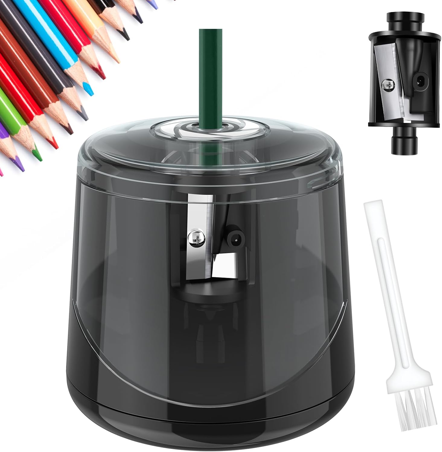 Skaaisont Pencil Sharpeners, Electric Pencil Sharpener with Container