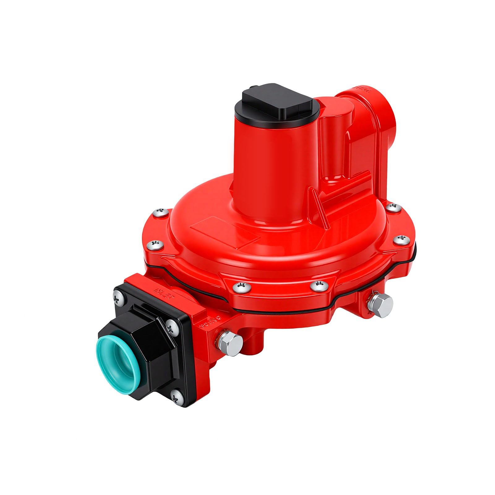 Garosa Regulator Gazu Ziemnego Regulowany Zawór Gazowy o Dużej Przepustowości 4-6 PSI do Użytku Mieszkalnego i Komercyjnego Złącze 1/2 Cala NPT