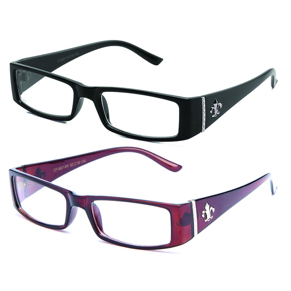 Newbee FashionNewbee Fashion - Classic Squared Sleek Fashion Clear Glasses for Women