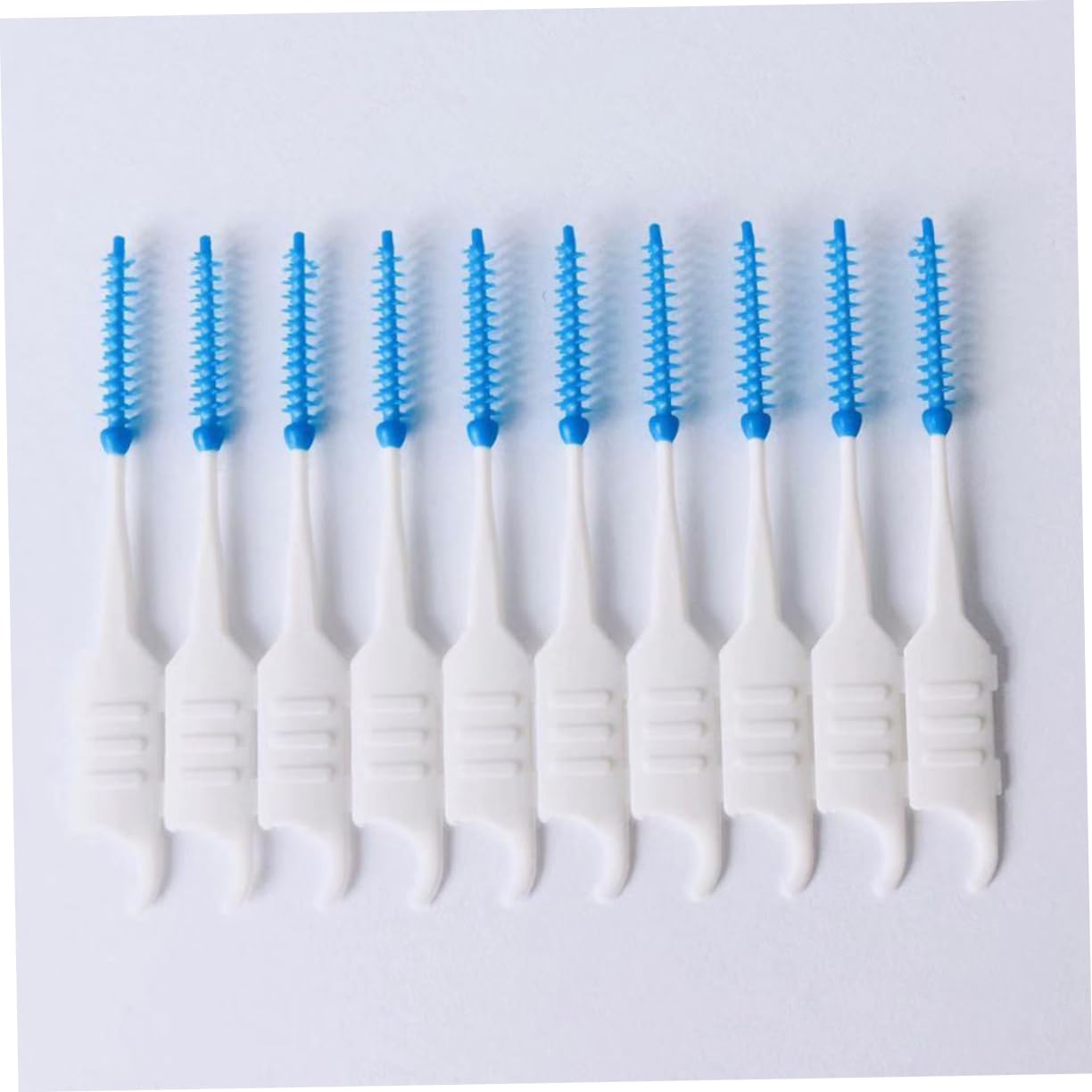 Healeved 4 Set Spazzolino Interdentale Plettri Di Gomma Dentifricio Elettrico Detersivo Prodotti Dente Per I Denti Scrubber Orale Blue Testina in Tpe Per Uso Alimentare 200 Pezzi * 4