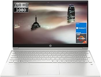 Amazon.com: HP Pavilion Laptop, 15.6” Full HD Display, AMD Ryzen 7
