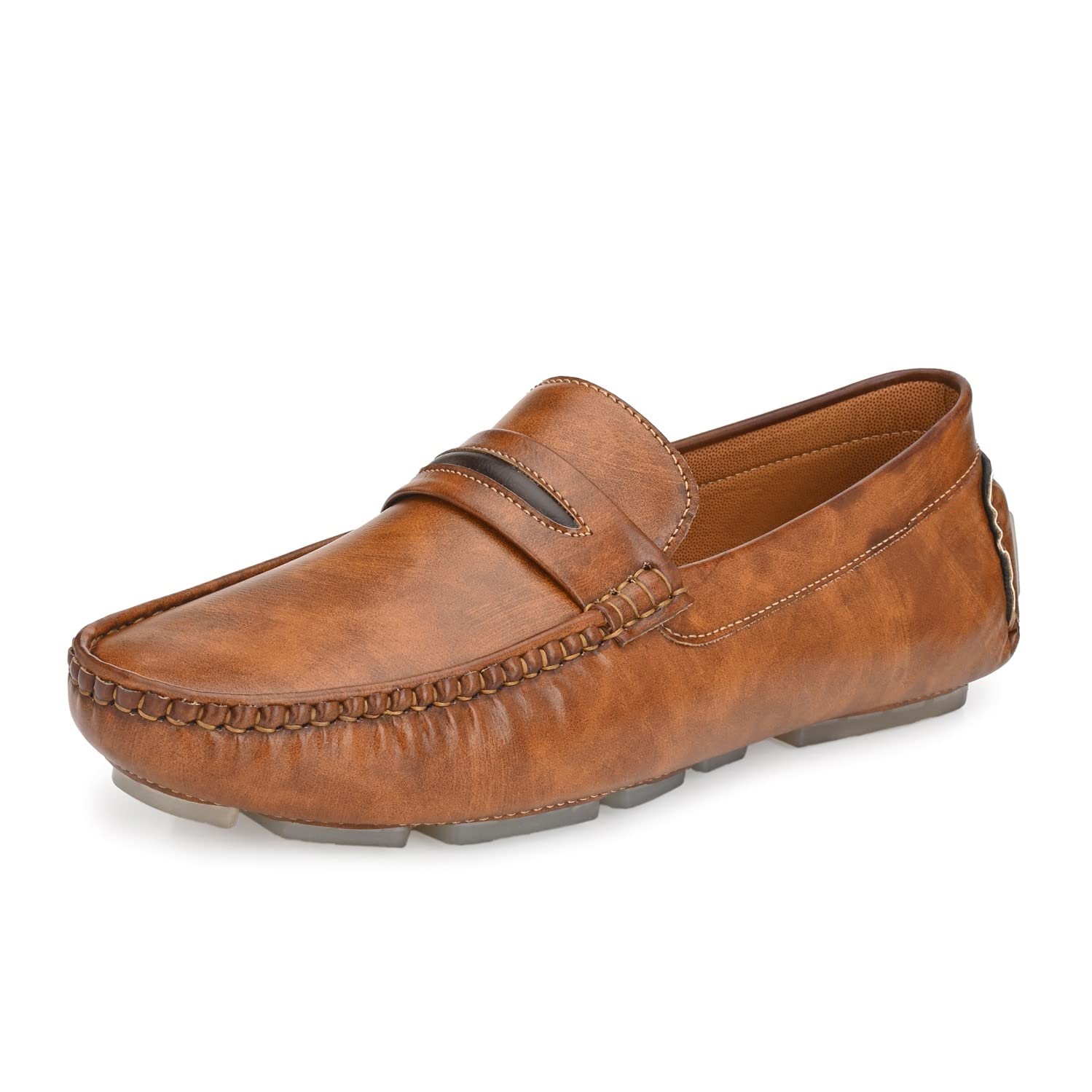 john karsun Faux Leather Loafers for Men (Size 6 to 10)-picture-43