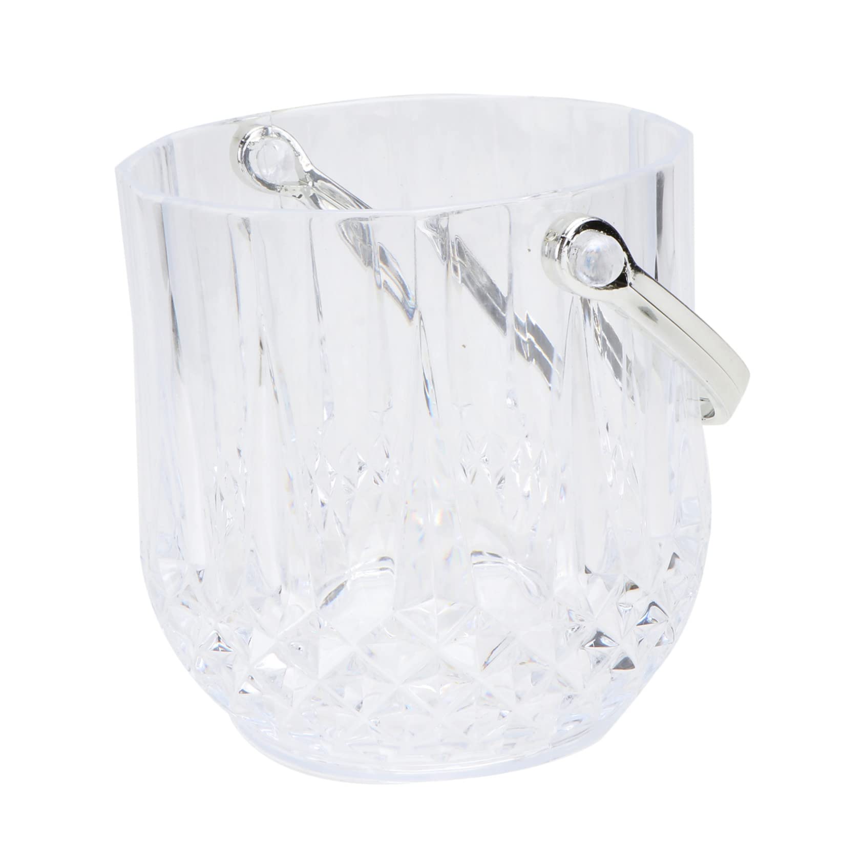 Generic Stylish Ice Container Crystal Design Ice Cooler Bucket Chiller for Home Bar Ice Holder Unique Handle