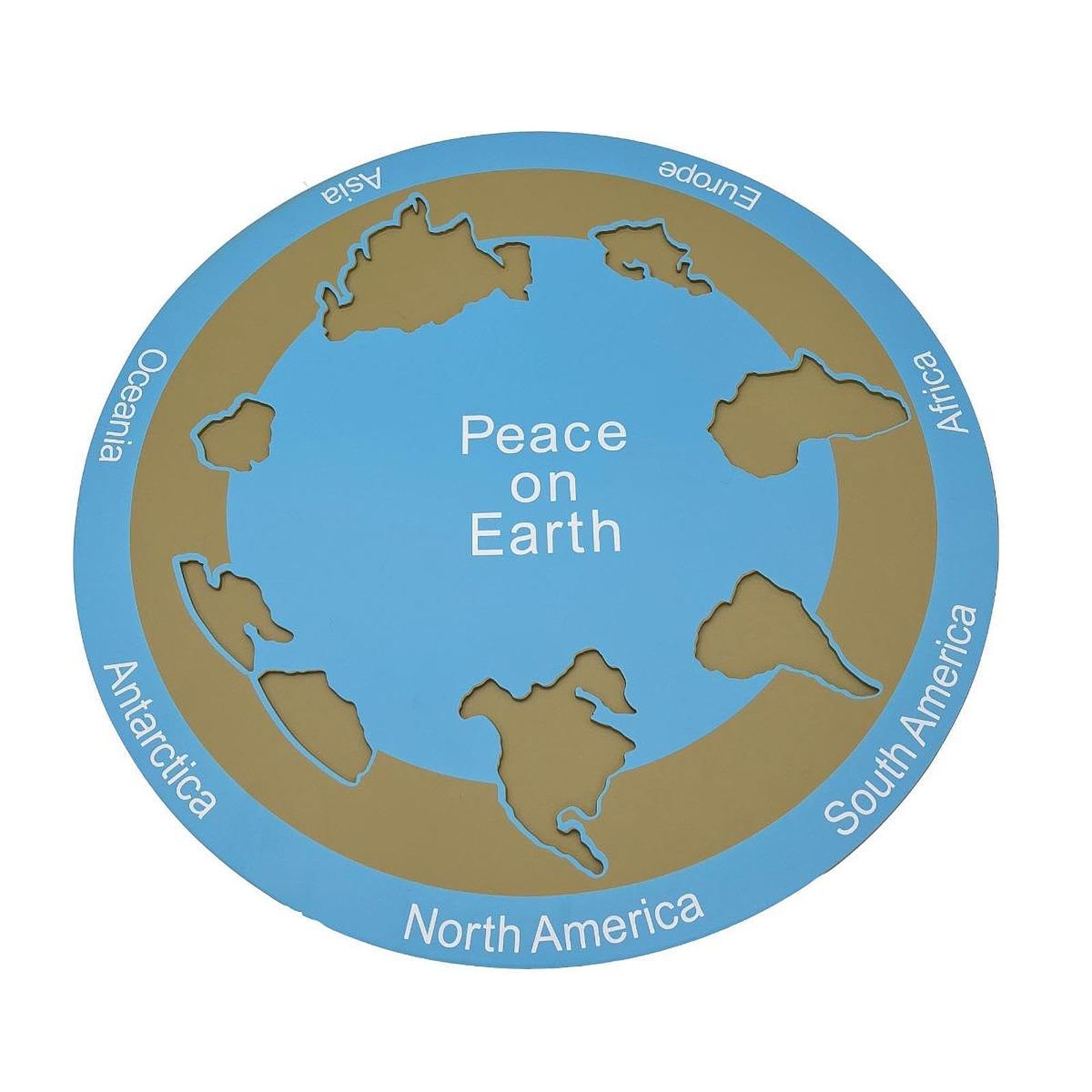 Perfeclan Rompecabezas de Madera, Juguetes educativos, Madera cognitiva de Color, Rompecabezas de 7 continentes, Juguete Montessori para niños y niñas, Regalos