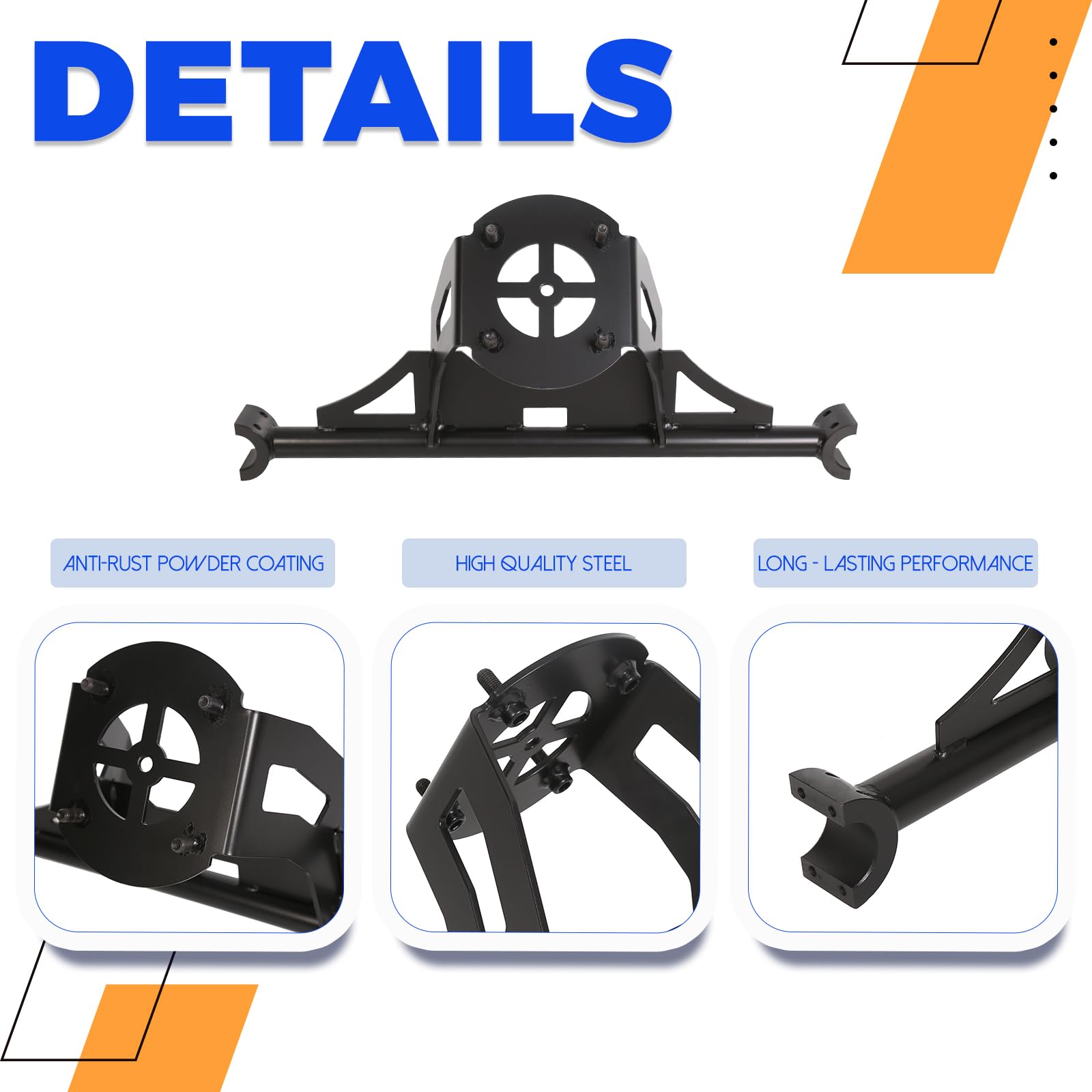 ECOTRIC - Soporte de Rueda de Repuesto para Polaris RZR XP 1000 XP Turbo XP 4 1000